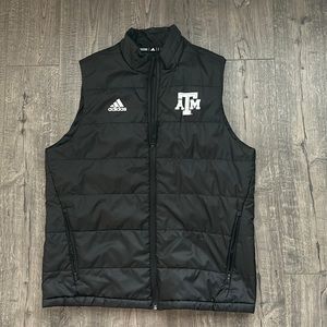 Men’s Texas A&M Large Black Adidas Vest